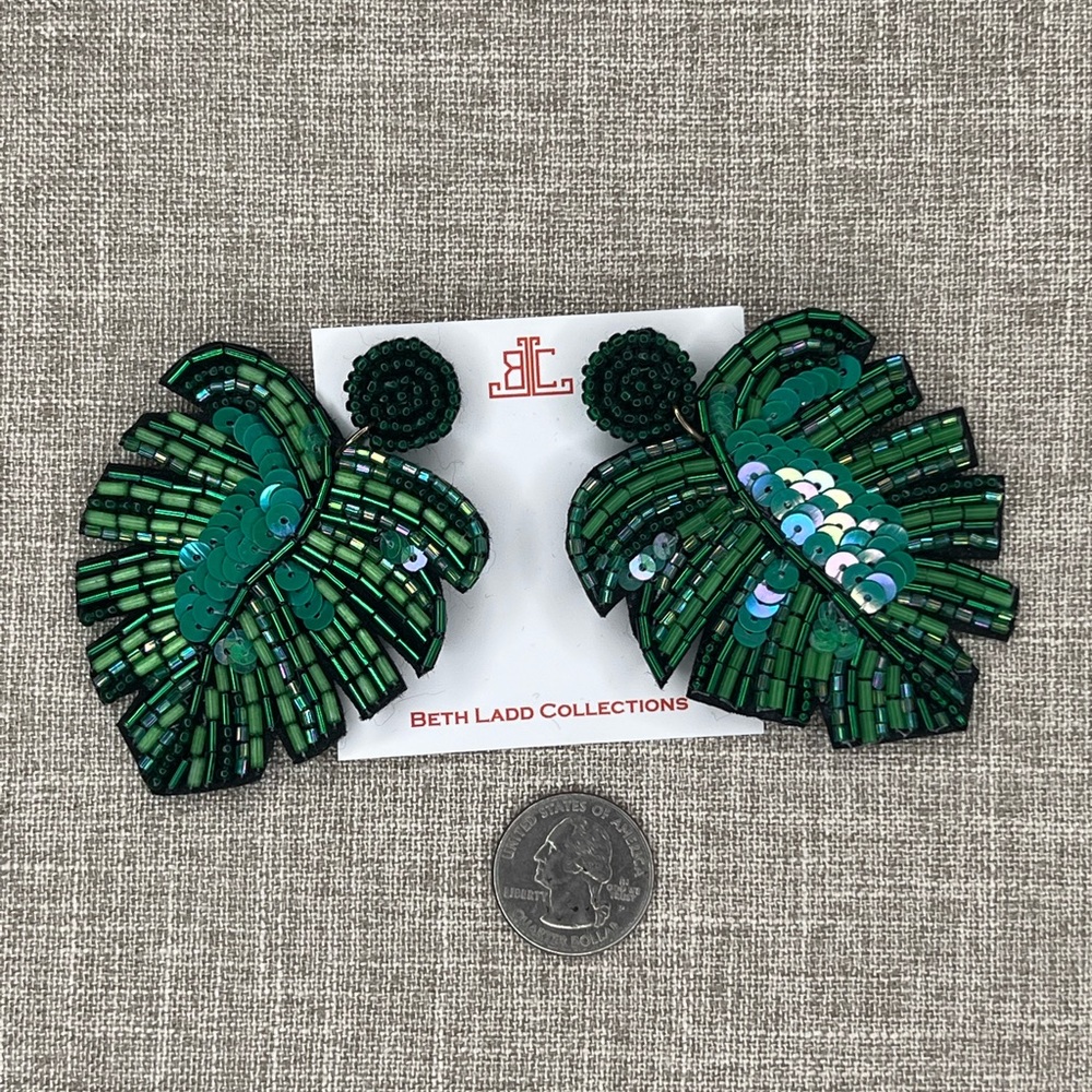 Beth Ladd Large Palm Earrings